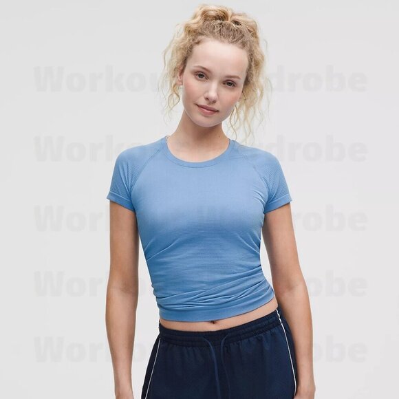 Swiftly Tech Short-Sleeve Shirt 2.0 (Hip Length) - Pool Party - Picture 1 of 2